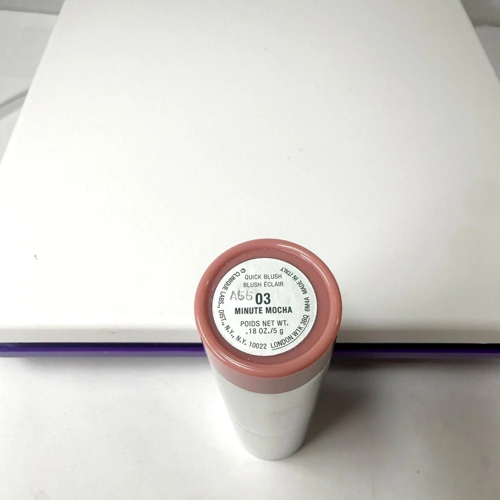 New Clinique Quick Blush Brush 03 Minute Mocha .18oz Discontinued